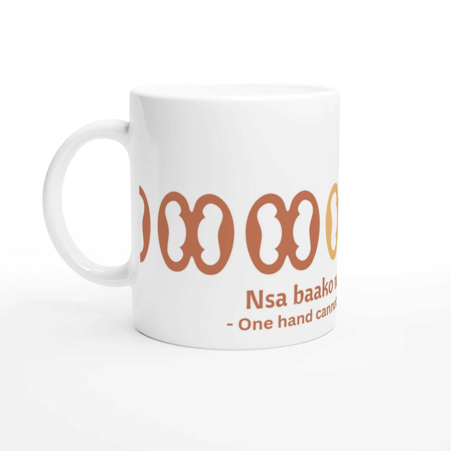 Twi Proverb Mug | Ghanaian Wisdom Coffee Cup | African Heritage Gift