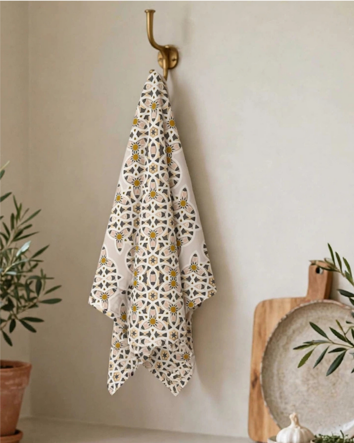 Layers of Heritage Kitchen Towel | Soft Linen Ornamental Tea Towel