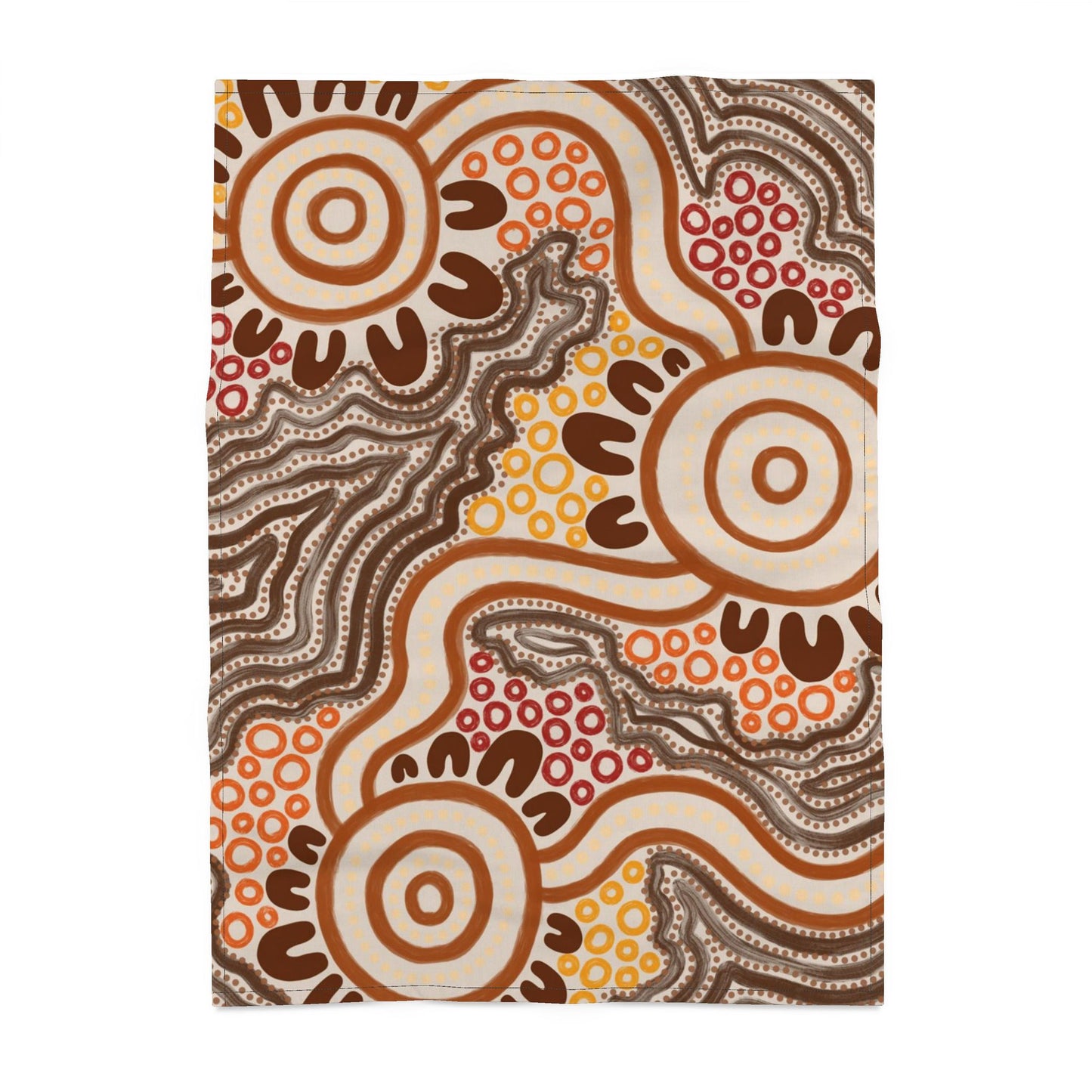 Rhythms of the Earth Tea Towel | Clay Horizon Igbo Kitchen Towel