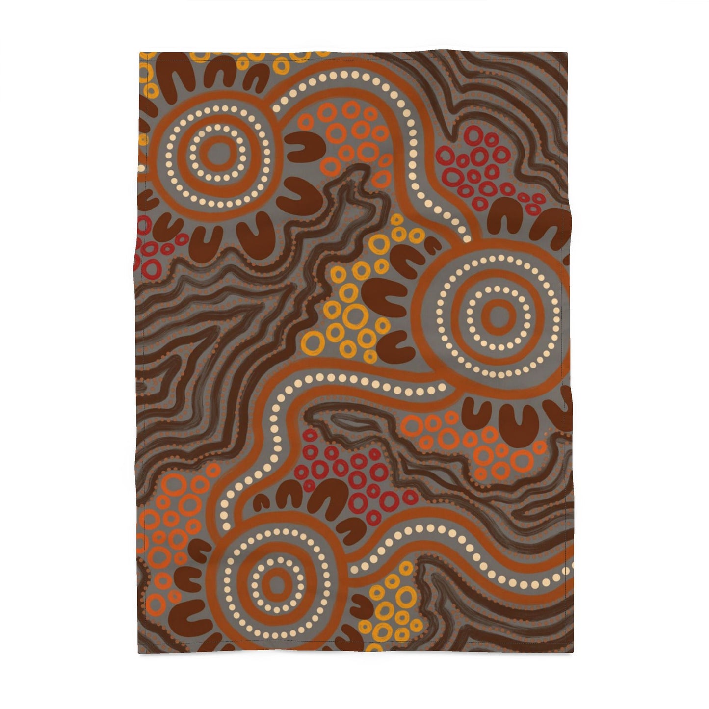 Rhythms of the Earth Tea Towel | River Stone Igbo Kitchen Towel
