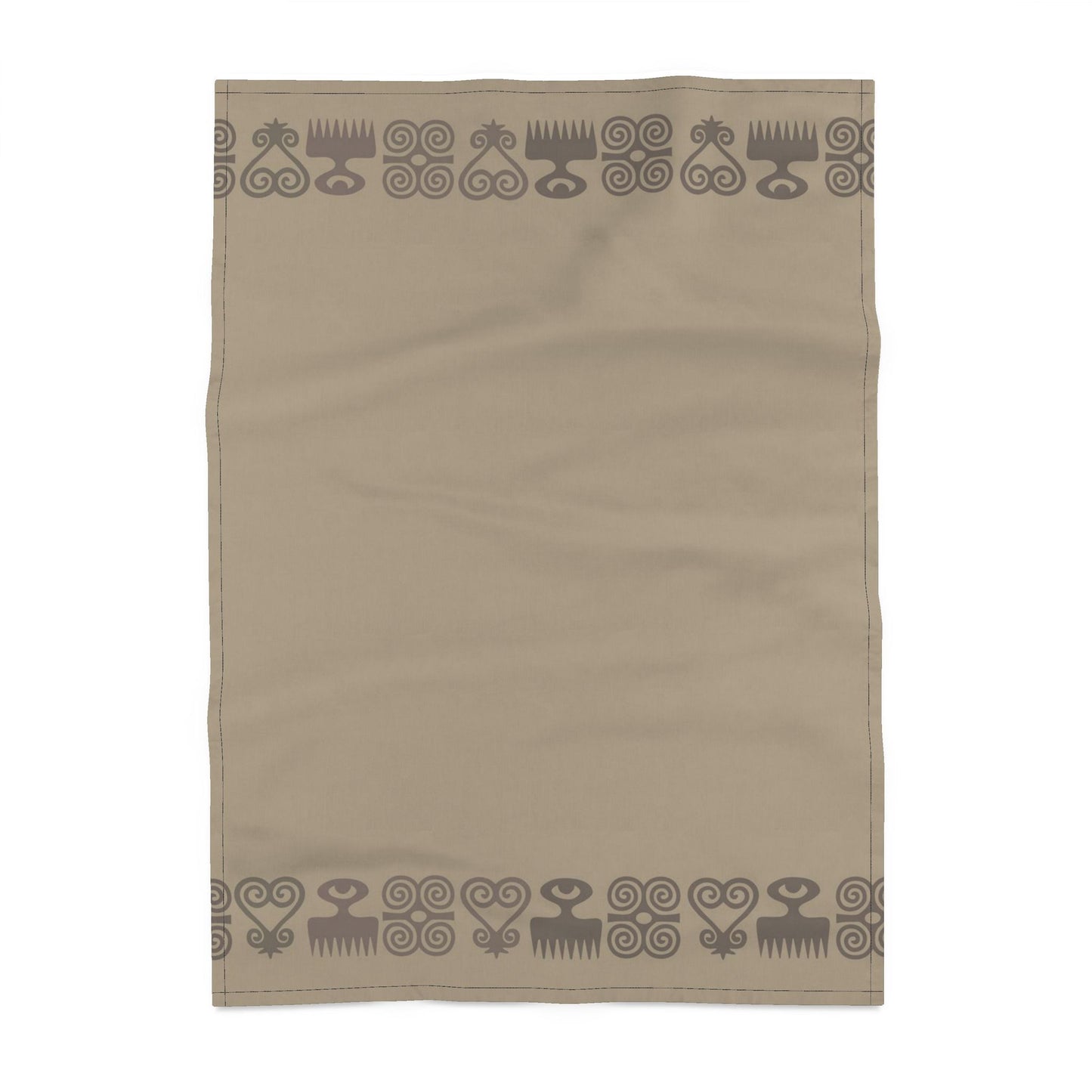 Adinkra Pattern Tea Towel | West African Kitchen Towel