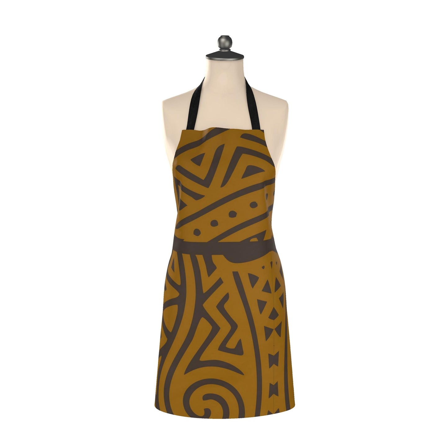 Rhythms of the Earth Apron | Ochre Tribal Pattern Apron
