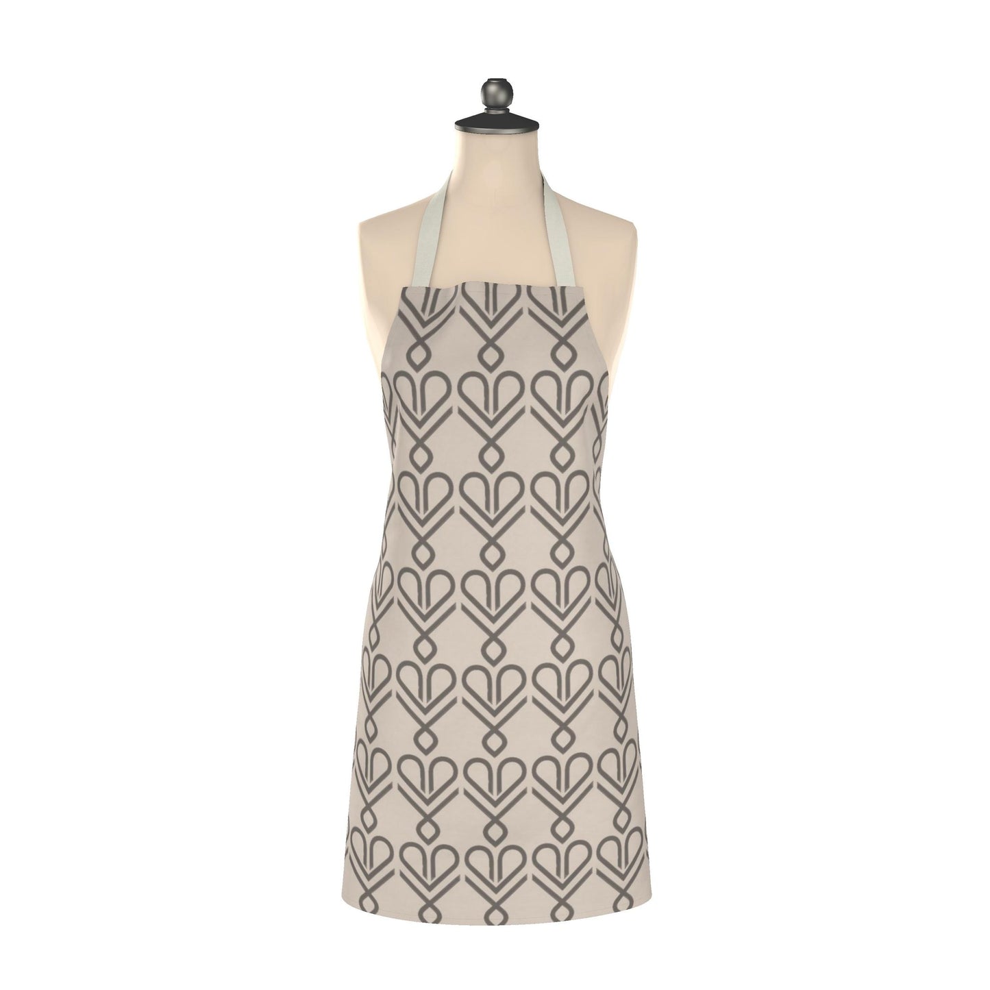 Symbols That Speak Apron | Adinkra Heart Pattern Apron