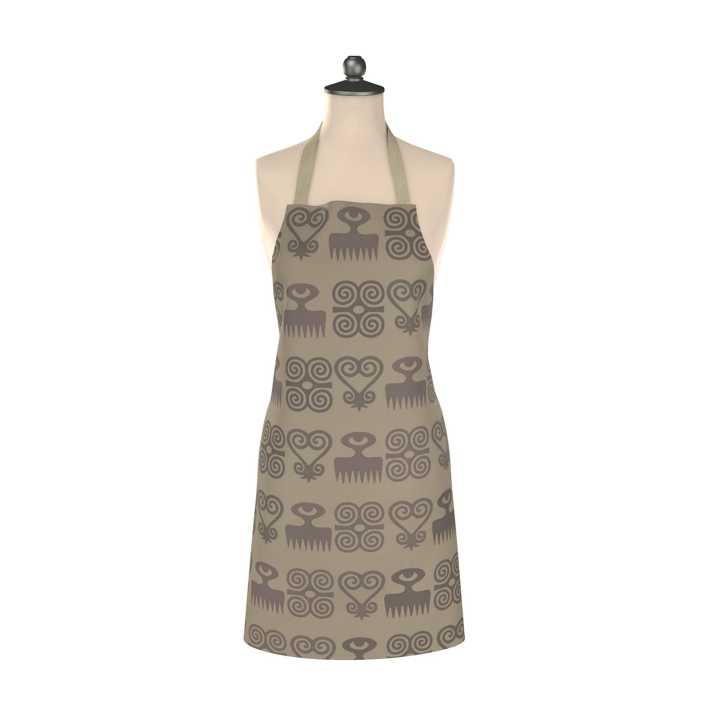Symbols That Speak Apron | Adinkra Harmony Pattern Apron