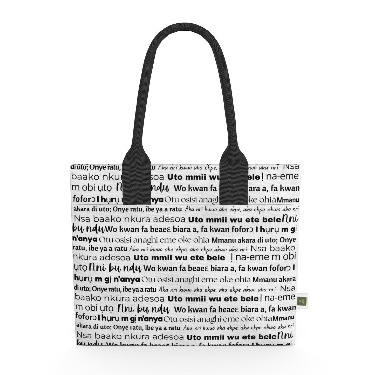 Classic Echoes Totelet | Igbo Language Tote Bag