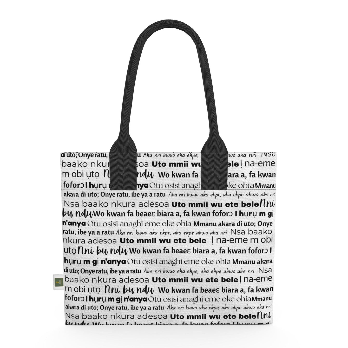 Classic Echoes Totelet | Igbo Language Tote Bag