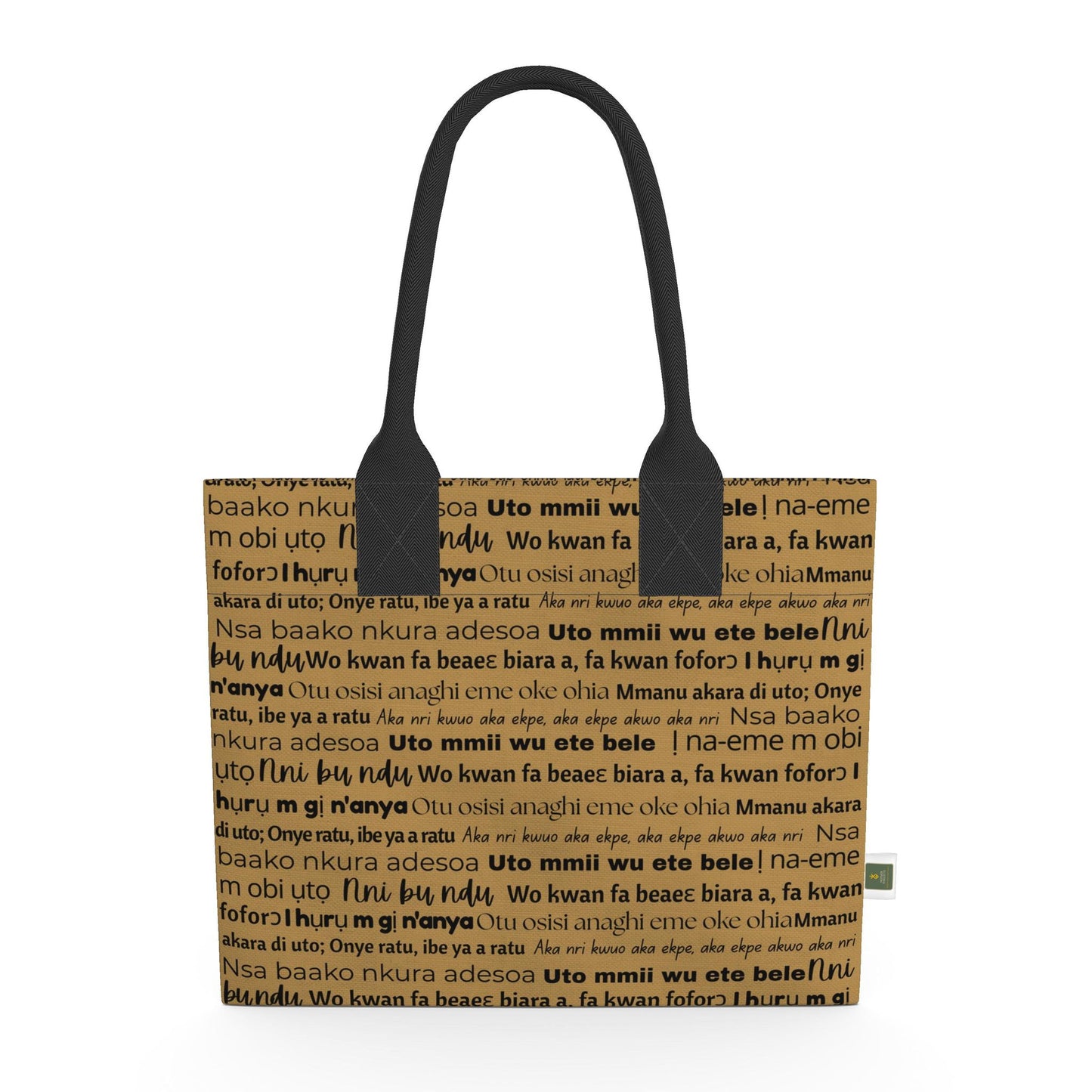 Heritage Echoes Totelet | Igbo Language Tote Bag