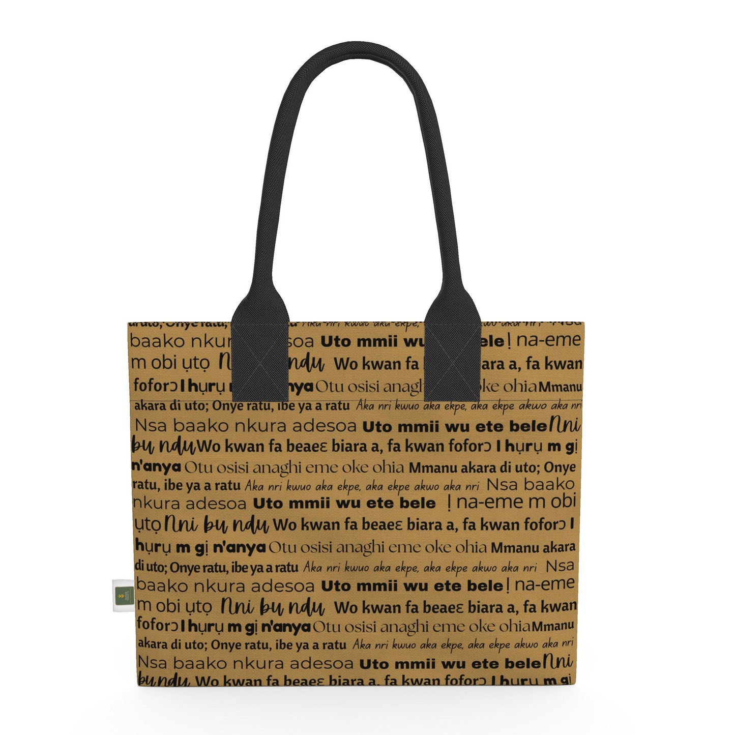Heritage Echoes Totelet | Igbo Language Tote Bag