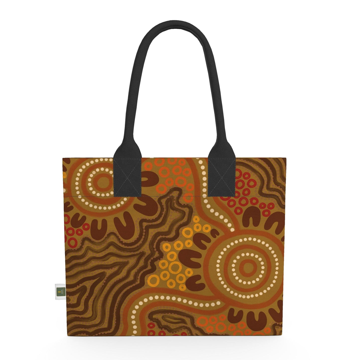 Ochre Earth Totelet | Igbo Heritage Tote Bag