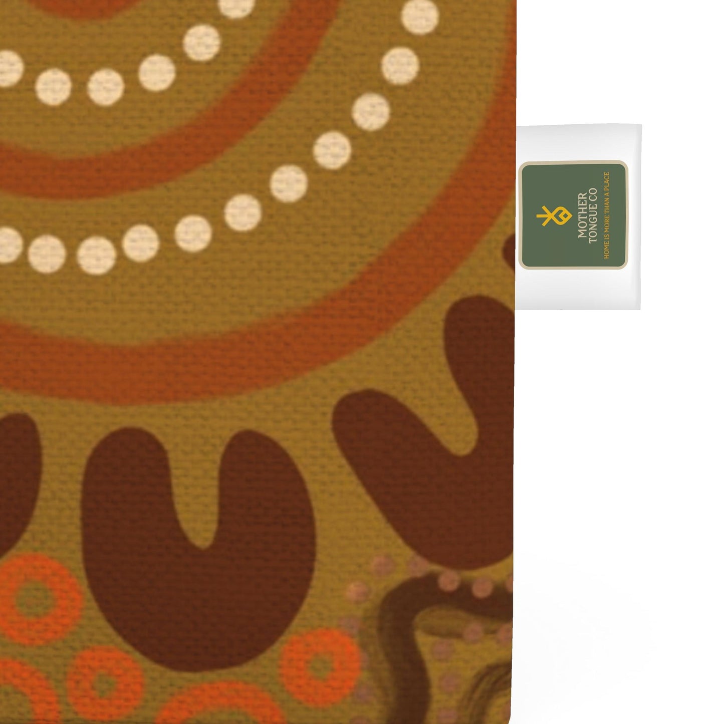 Ochre Earth Totelet | Igbo Heritage Tote Bag