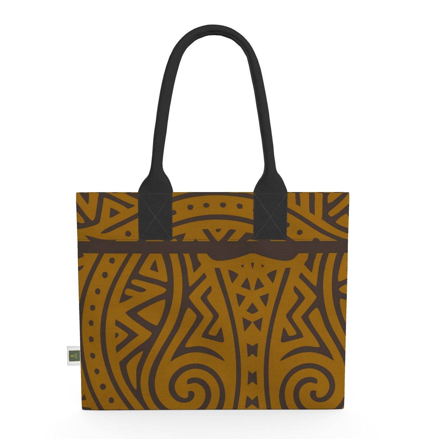 Golden Heritage Totelet | African Geometric Tote Bag