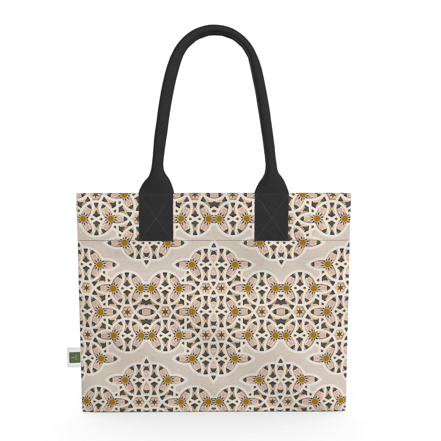 Ivory Mosaic Totelet | Filipino Patterns of Heritage Tote Bag