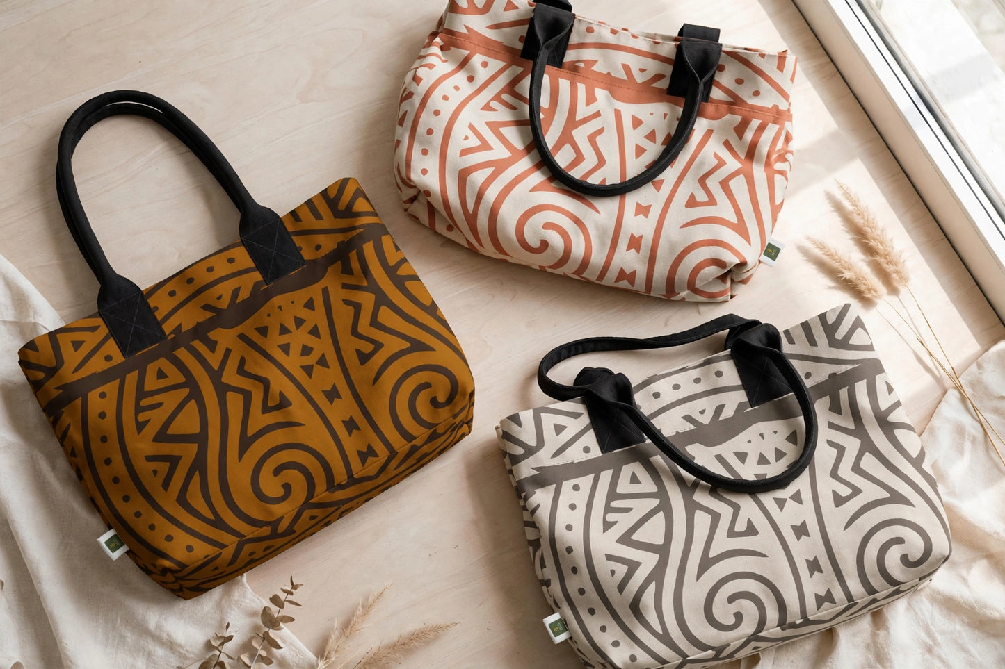 Stone Heritage Totelet | African Geometric Tote Bag