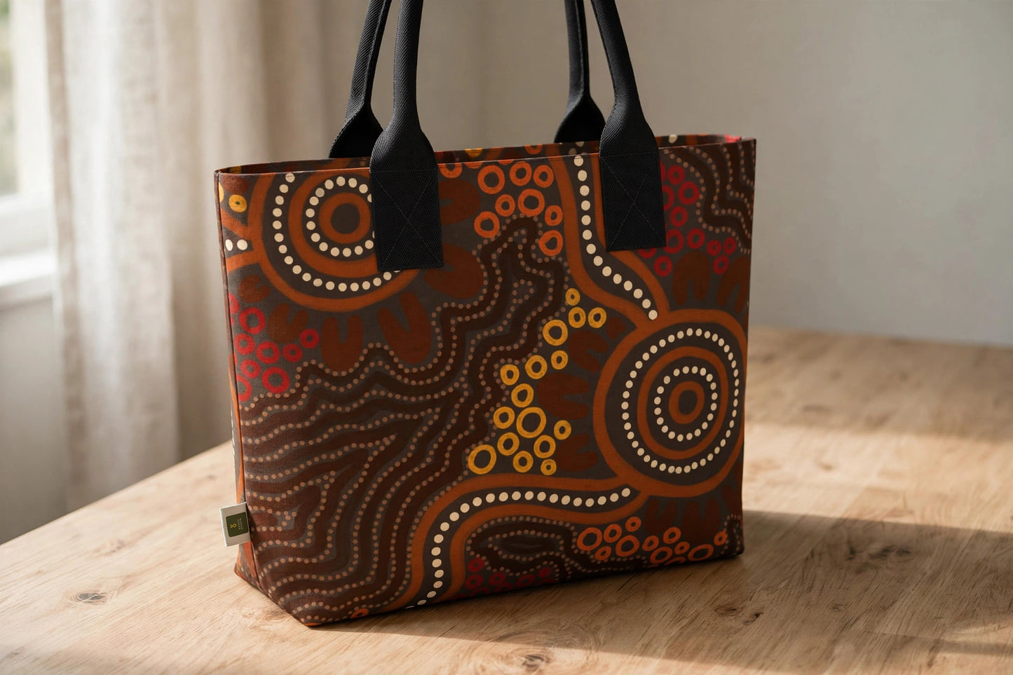 Midnight Earth Totelet | Igbo Heritage Tote Bag