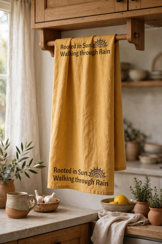 Poetic African Tea Towel | Igbo Kitchen Towel
