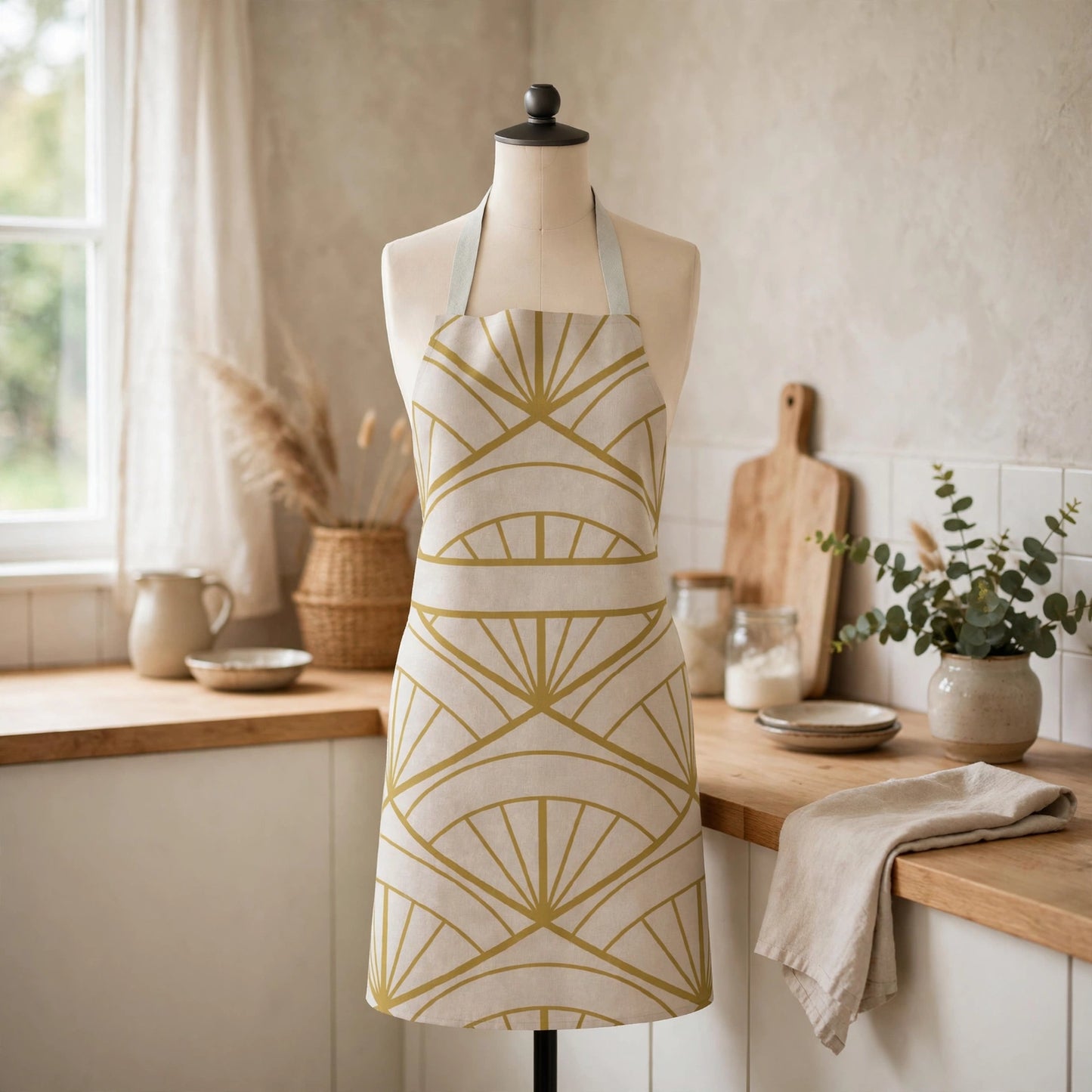 Threads of Home Apron | Golden Harvest Filipino Pattern Apron