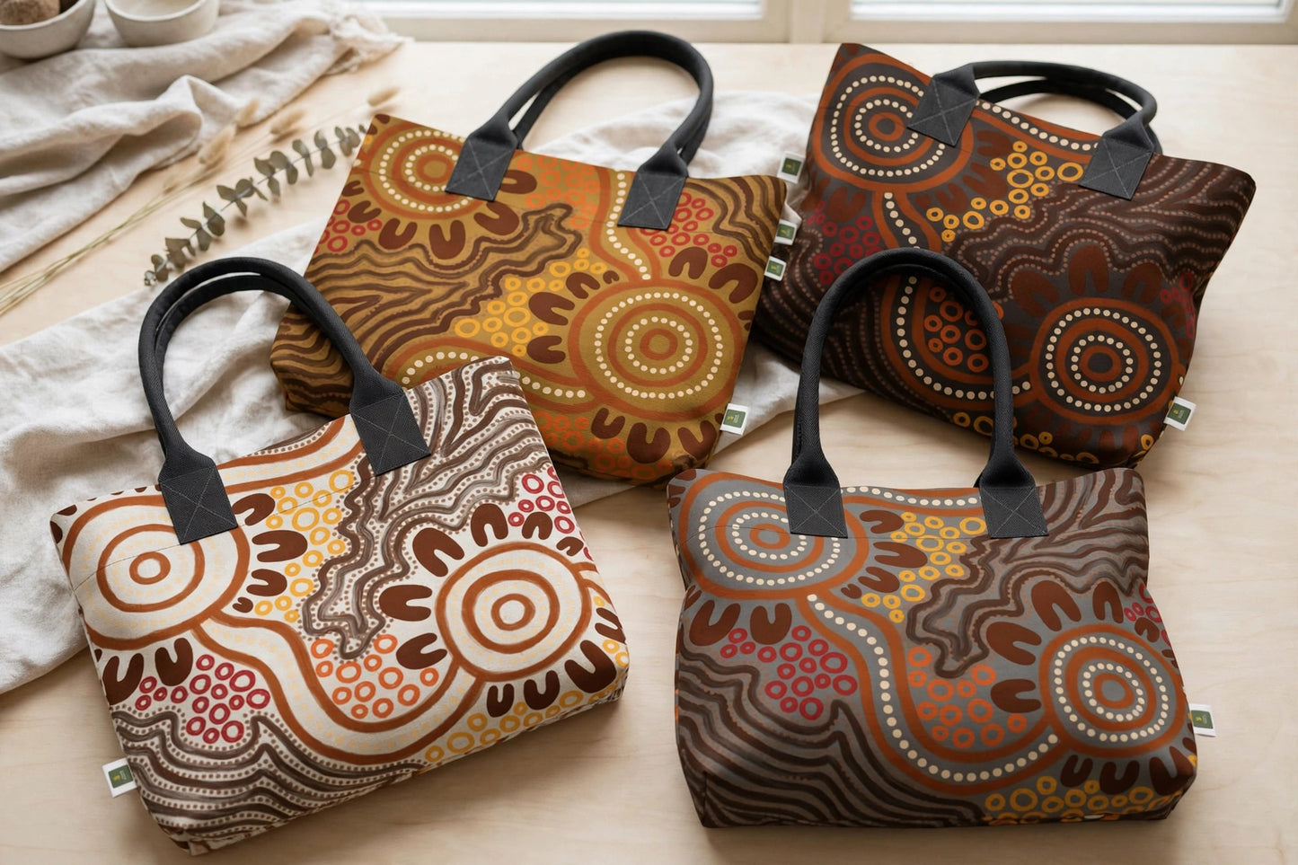 Clay Horizon Totelet | Igbo Heritage Tote Bag
