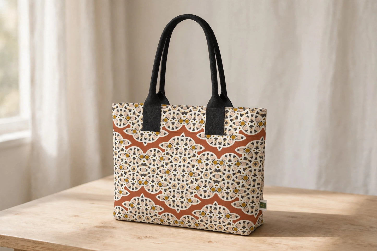 Terracotta Mosaic Totelet | Filipino Patterns of Heritage Tote Bag