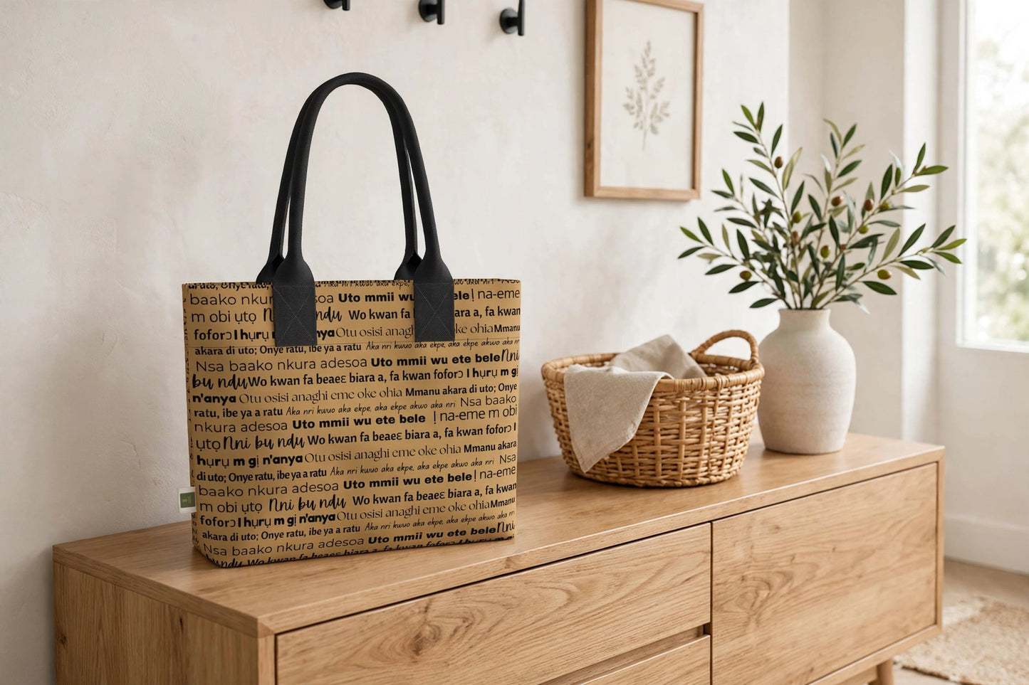Heritage Echoes Totelet | Igbo Language Tote Bag