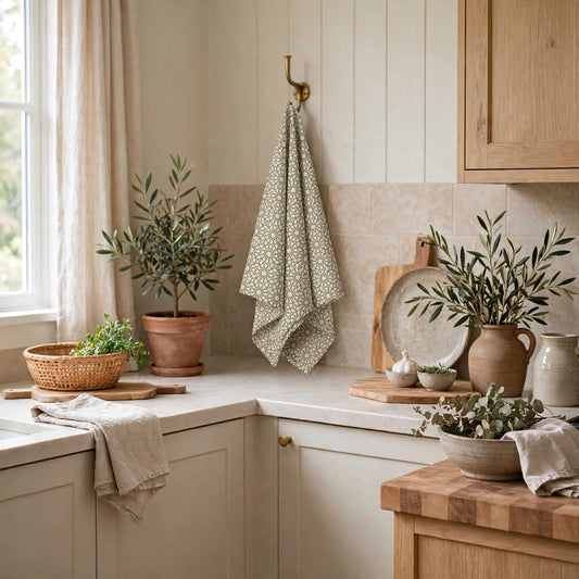 Threads of Heritage Kitchen Towel | Woven Linen Filipino Tea Towel