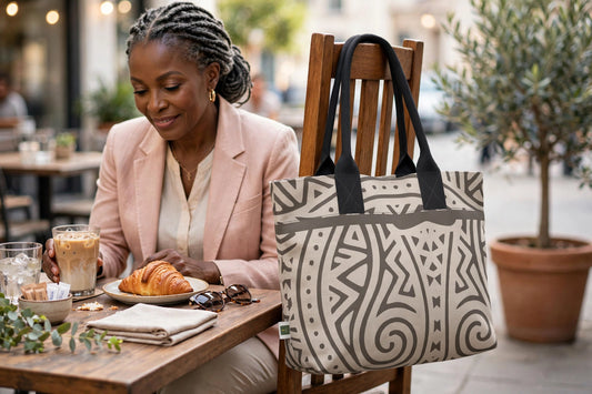 Stone Heritage Totelet | African Geometric Tote Bag
