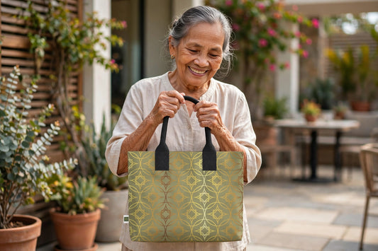 Sage Weave Totelet | Filipino Heritage Tote Bag