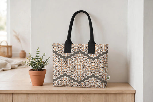 Stone Mosaic Totelet | Filipino Patterns of Heritage Tote Bag