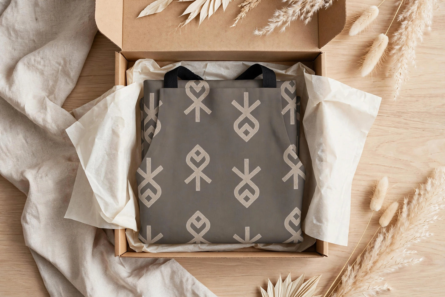 Symbols That Speak Apron | Adinkra Legacy Pattern Apron