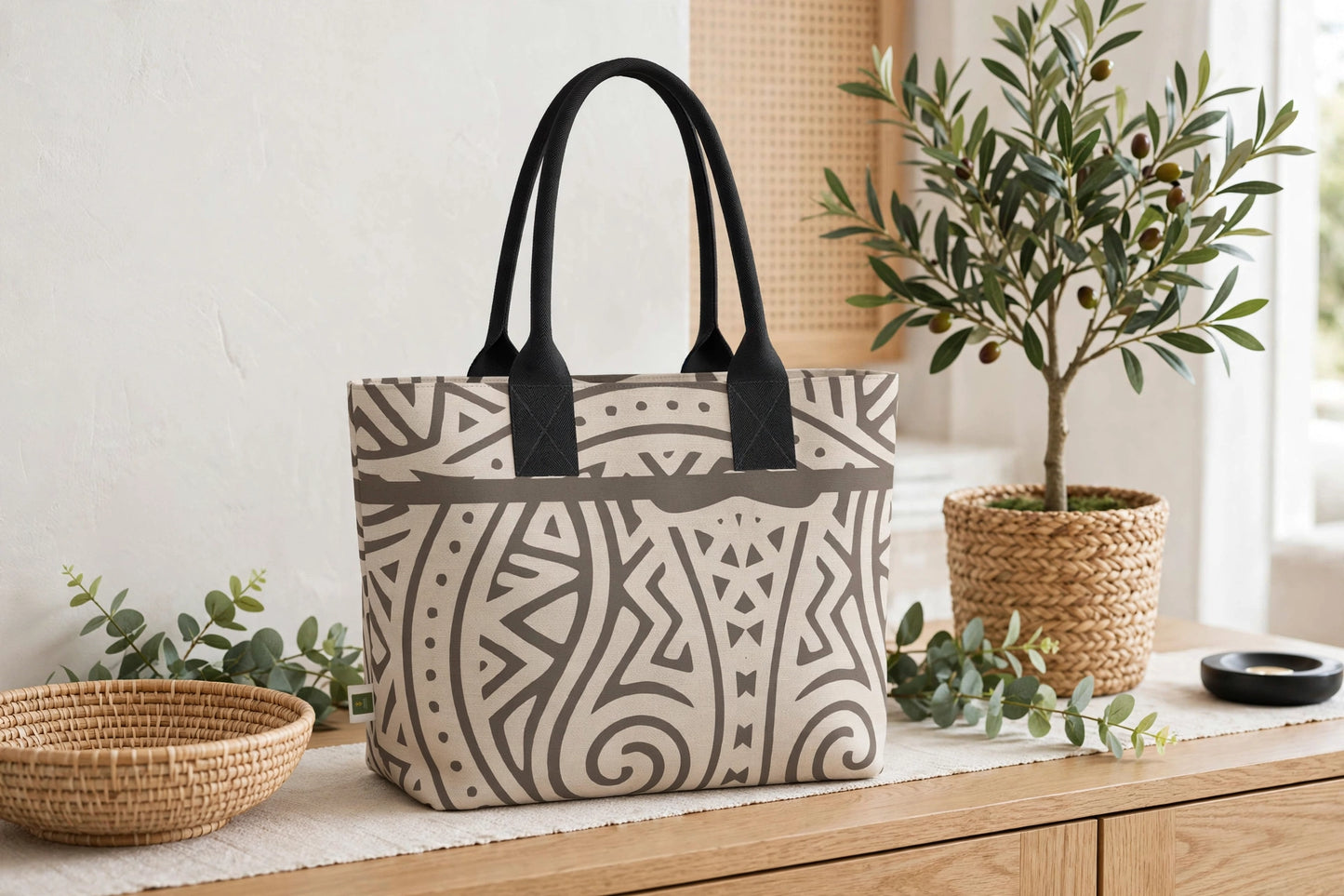 Stone Heritage Totelet | African Geometric Tote Bag
