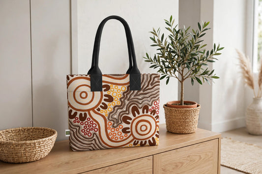 Clay Horizon Totelet | Igbo Heritage Tote Bag
