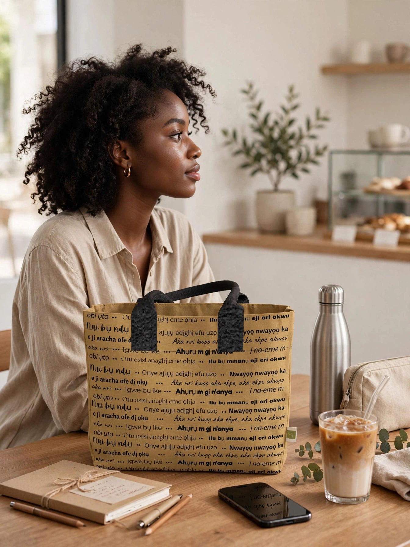 Heritage Echoes Totelet | Igbo Language Tote Bag