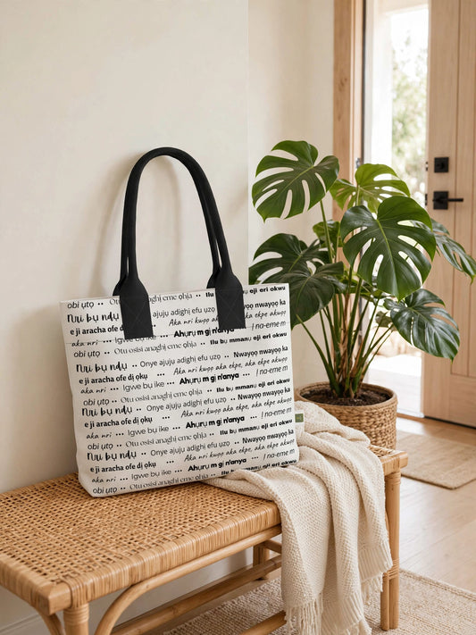 Classic Echoes Totelet | Igbo Language Tote Bag