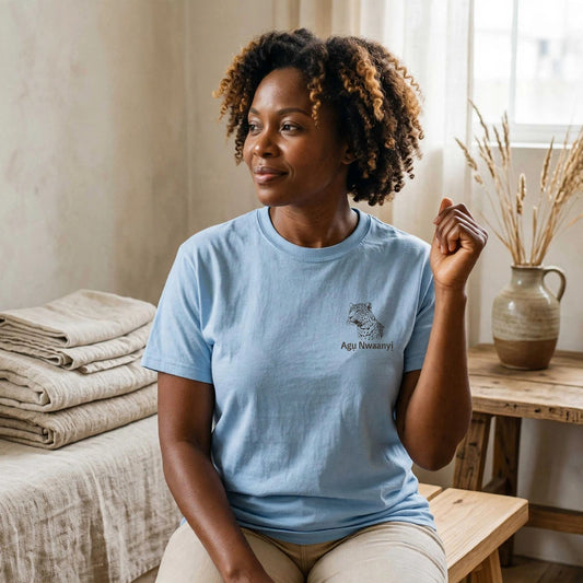 Agụ Nwaanyị T-Shirt | Igbo Leopard Design