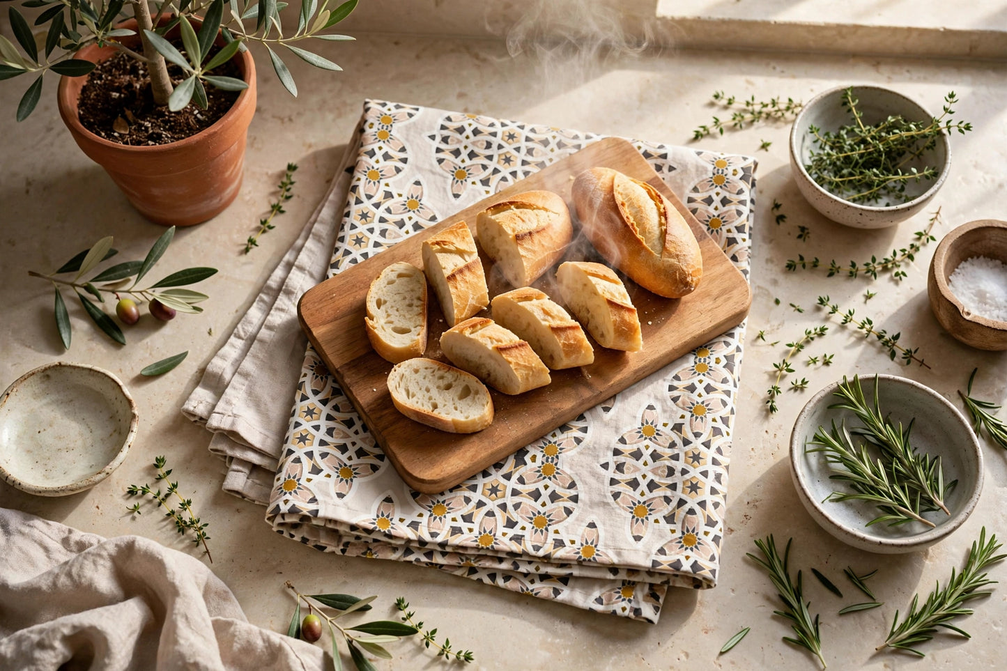 Layers of Heritage Kitchen Towel | Soft Linen Ornamental Tea Towel