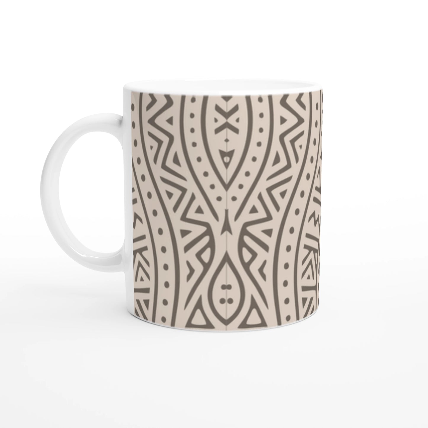 Echoes of Home Heritage Mug | Stone Igbo Pattern Coffee Cup