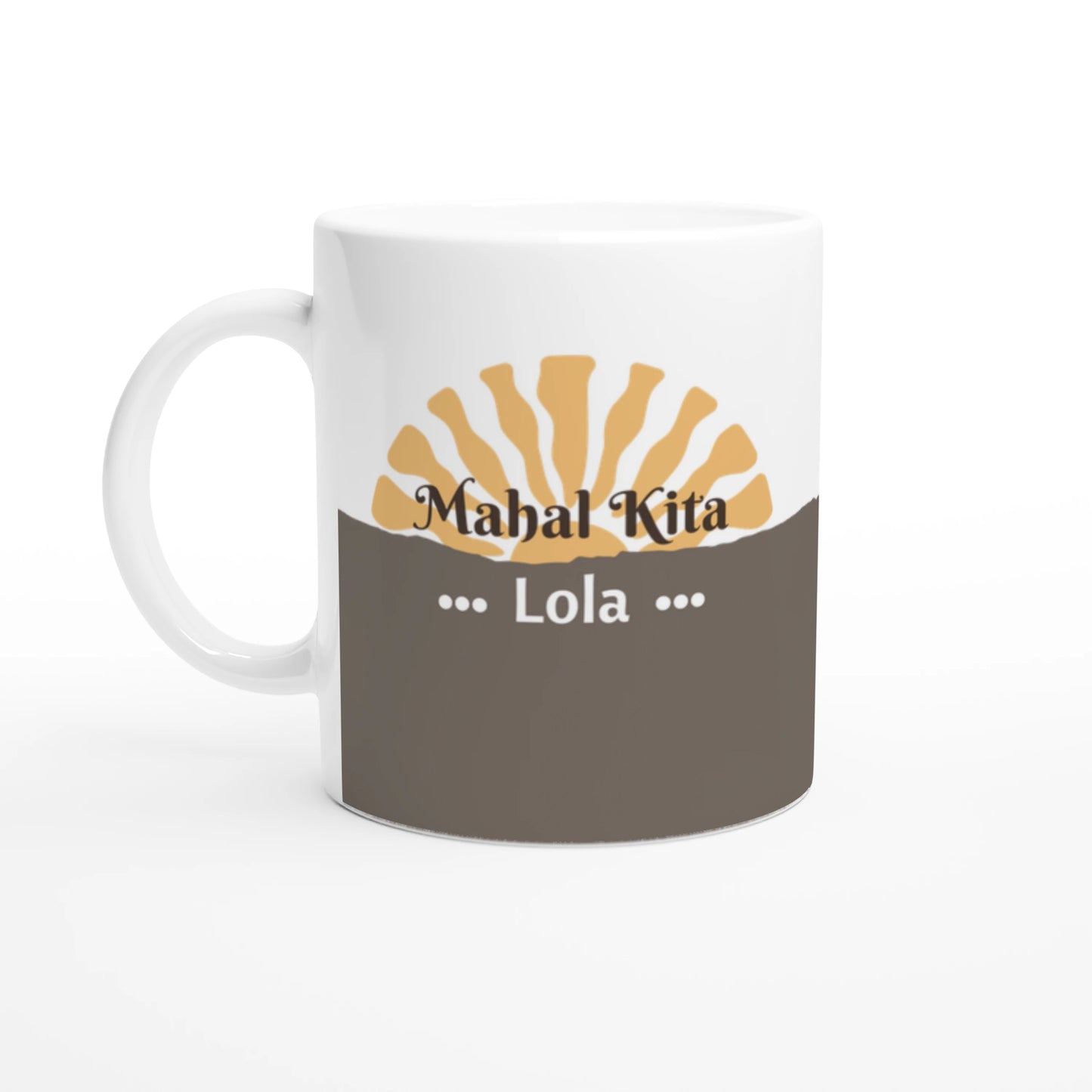 Mahal Kita, Lola Mug | Filipino Grandma Gift | Filipino Tagalog Coffee Cup