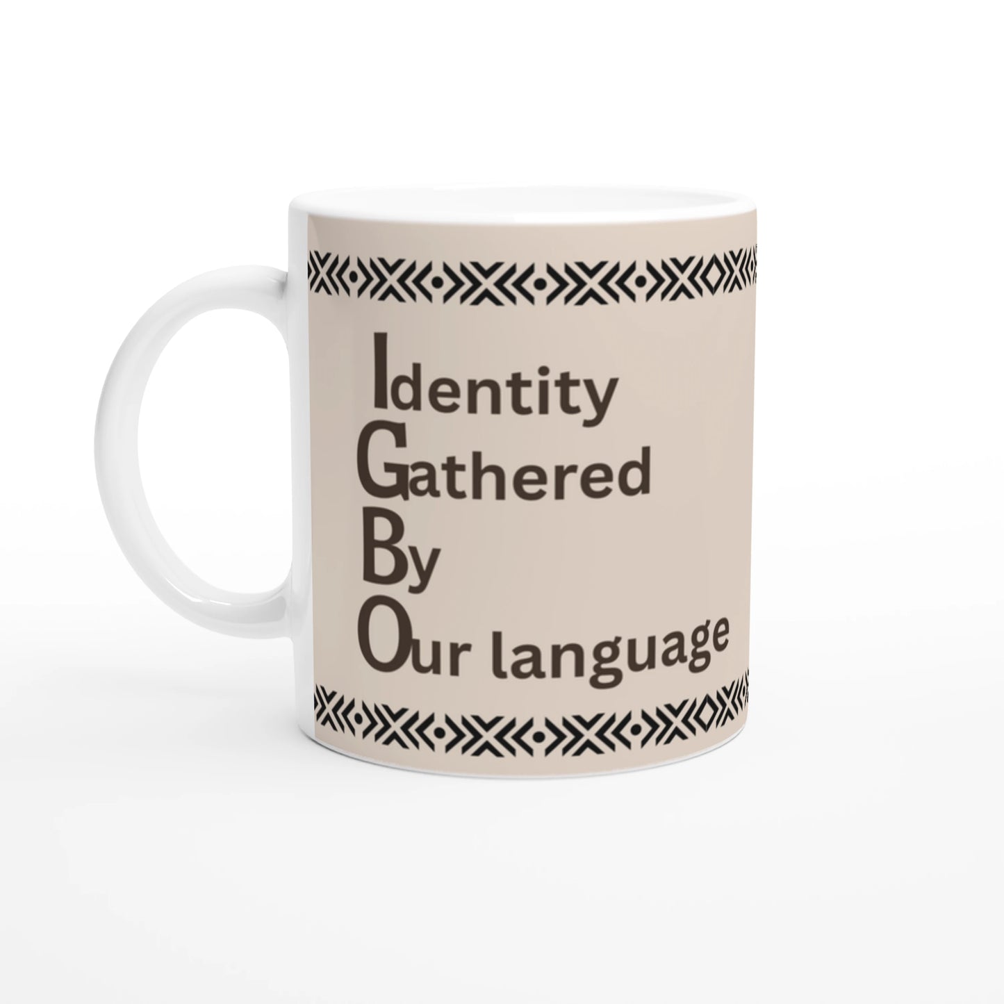 IGBO Phrase Mug | African Heritage Coffee Cup