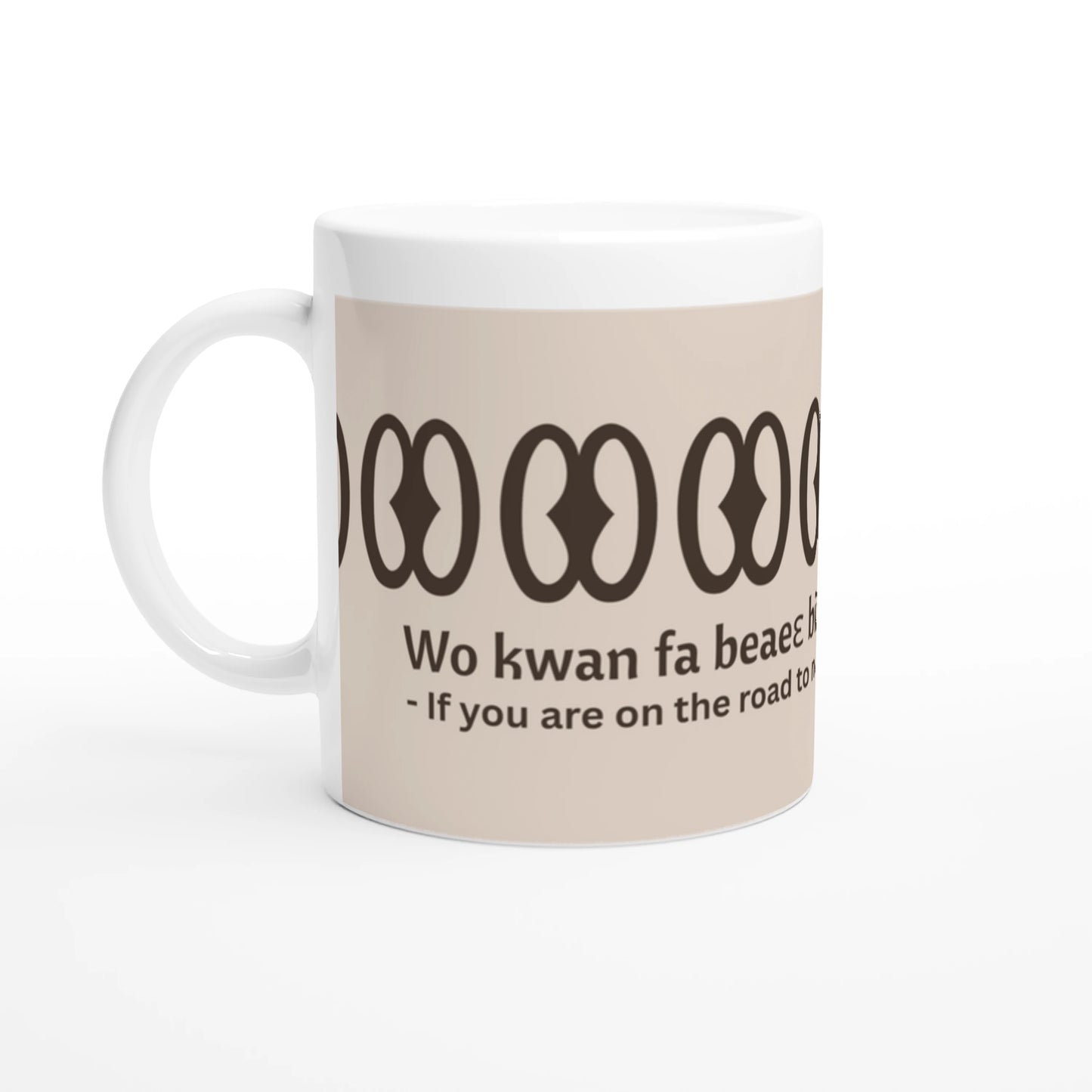 Akan Heritage Gift | African Proverb Mug | Ghanaian Coffee Cup