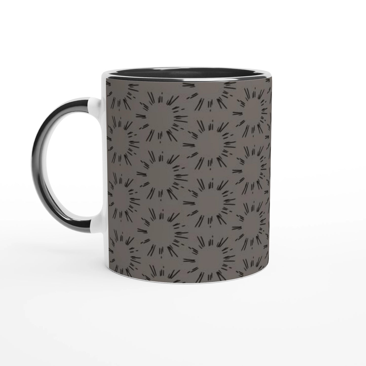 Midnight Sunburst Coffee Cup | Filipino Rising Sun Mug