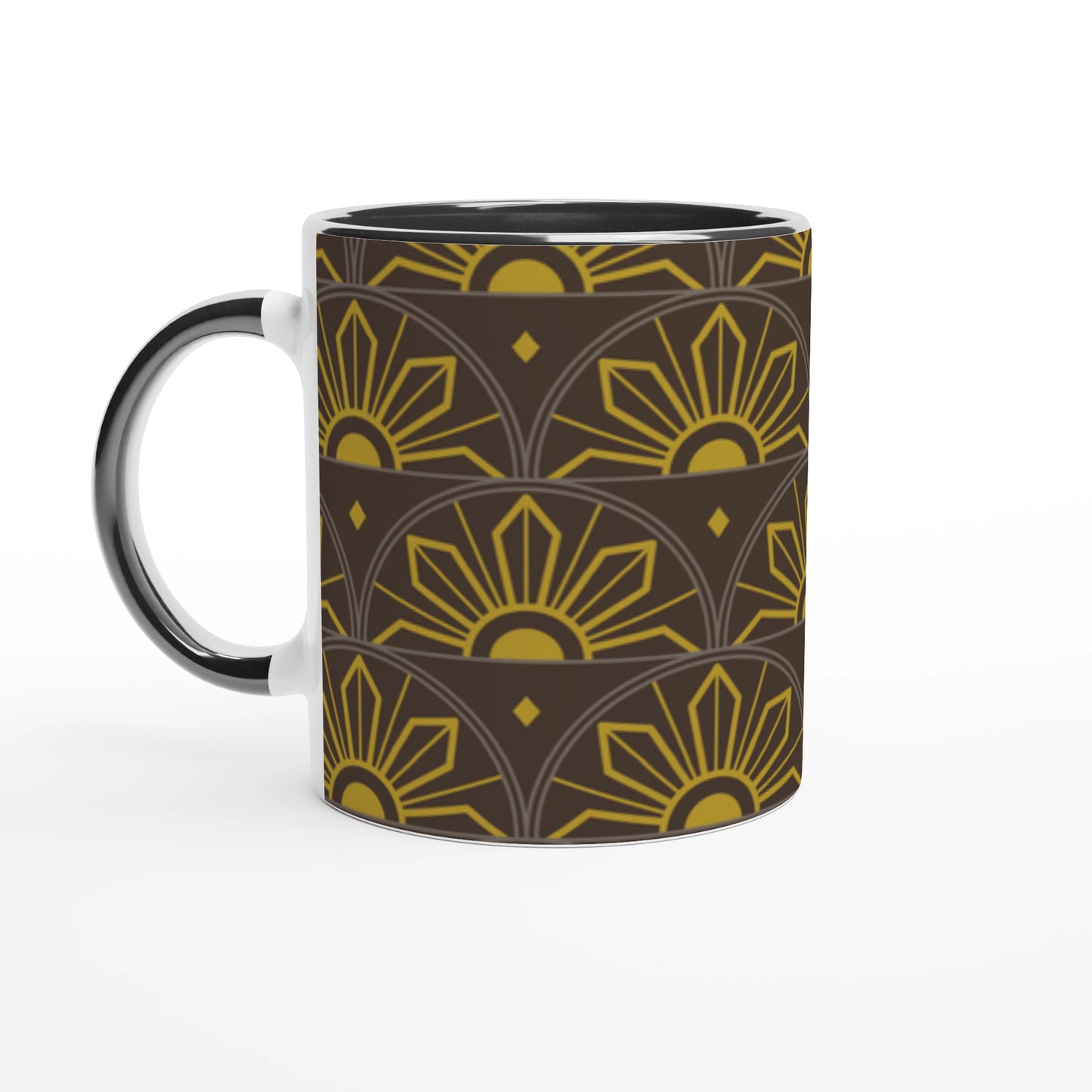 Rising Sun Filipino Coffee Cup | Midnight Heritage Mug