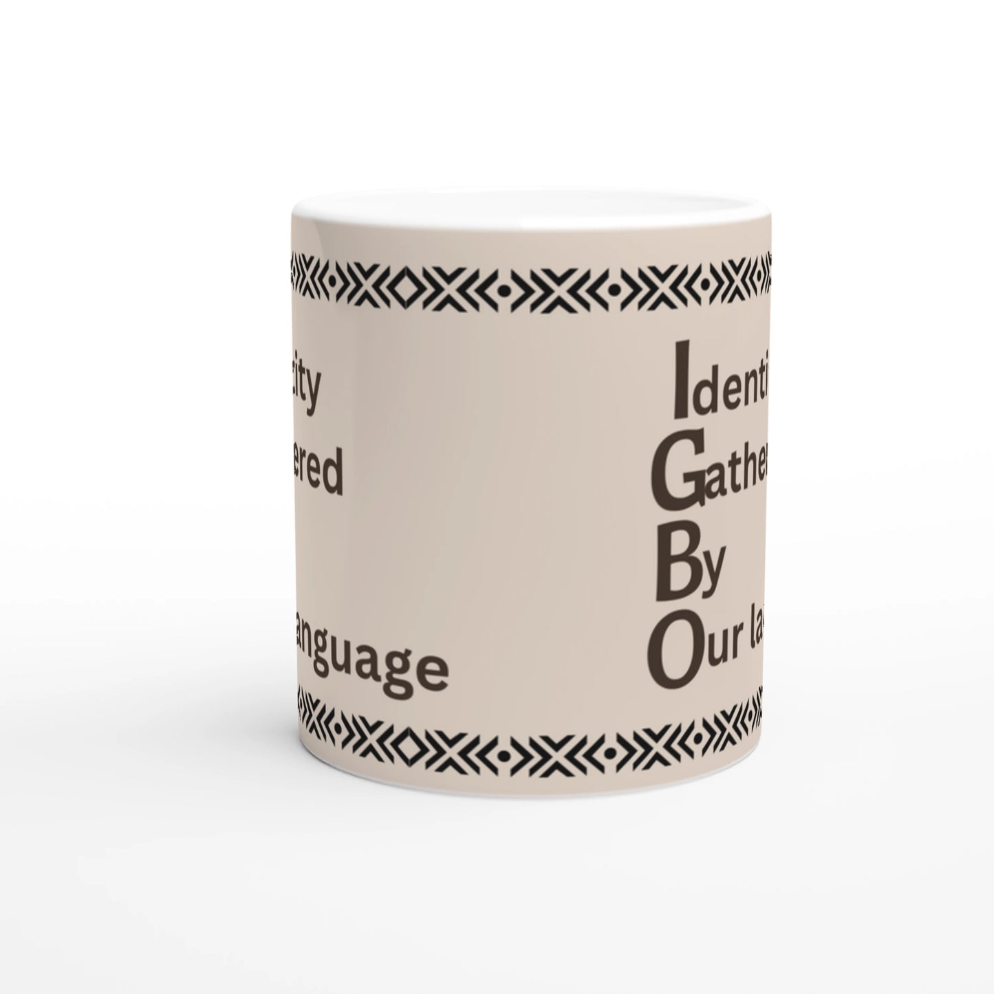 IGBO Phrase Mug | African Heritage Coffee Cup