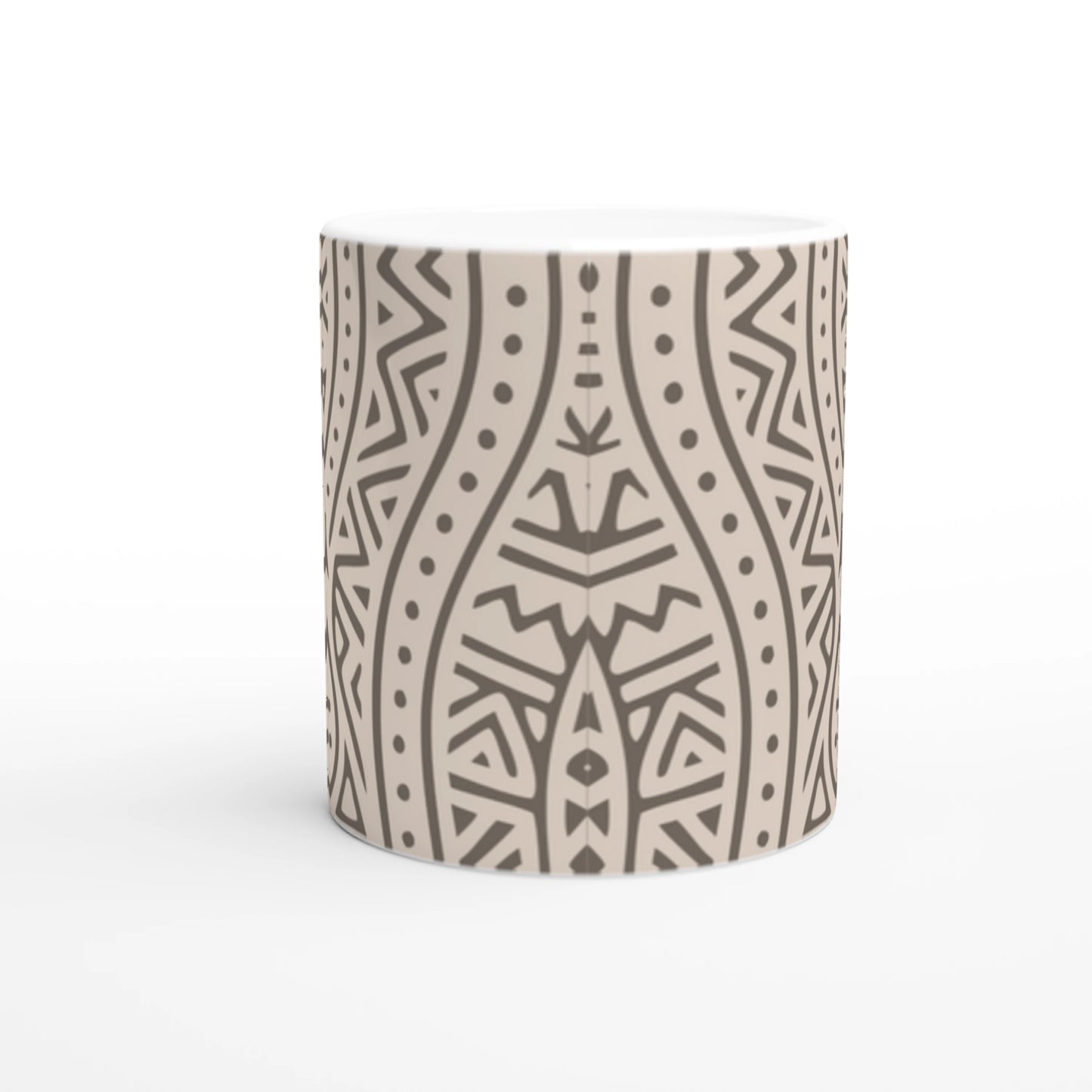 Echoes of Home Heritage Mug | Stone Igbo Pattern Coffee Cup