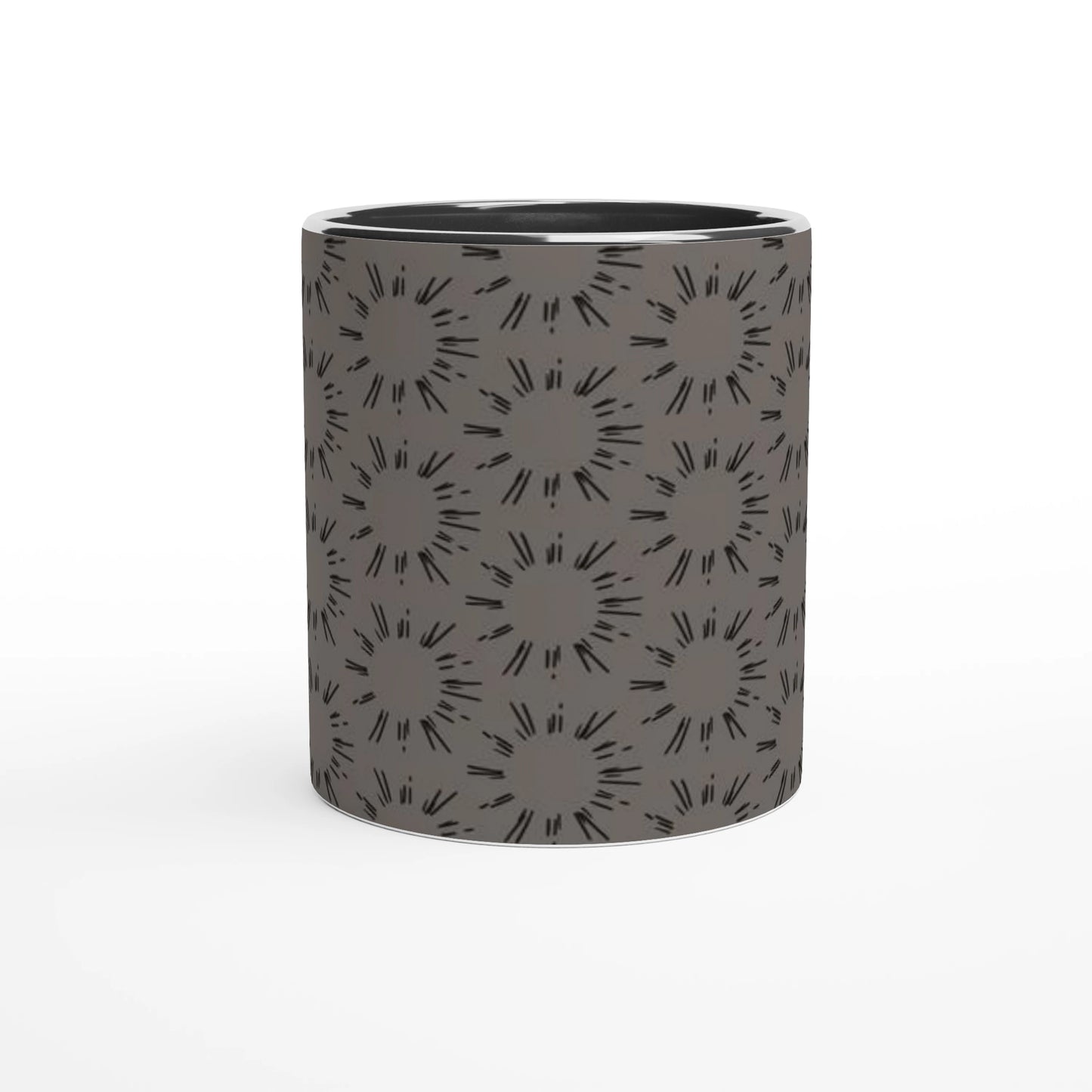 Midnight Sunburst Coffee Cup | Filipino Rising Sun Mug