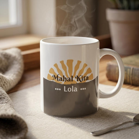 Mahal Kita, Lola Mug | Filipino Grandma Gift | Filipino Tagalog Coffee Cup