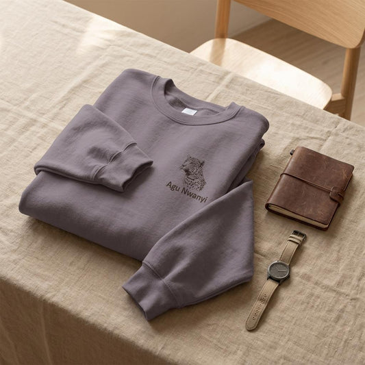 Igbo Long Sleeve Fleece | African Heritage Pullover
