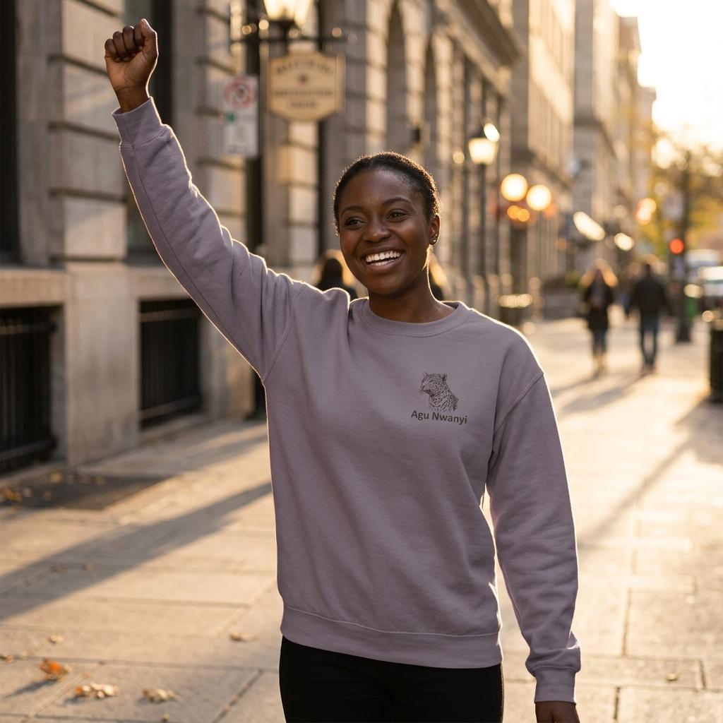 Igbo Long Sleeve Fleece | African Heritage Pullover