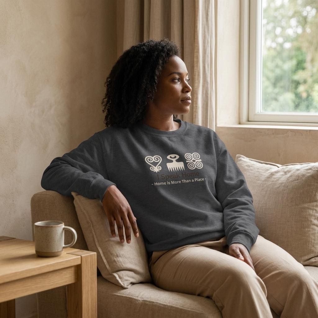 Adinkra Symbols Sweatshirt | Ghana Heritage Fleece