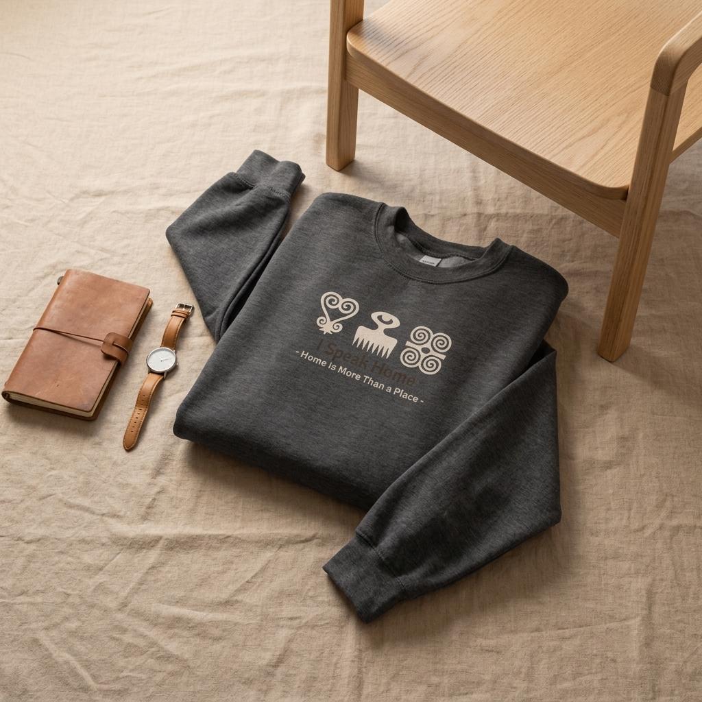 Adinkra Symbols Sweatshirt | Ghana Heritage Fleece
