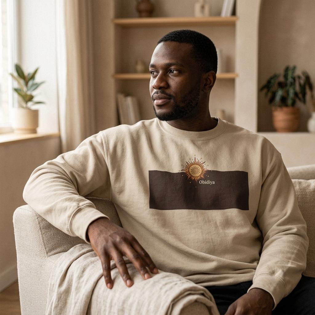 African Heritage Sweatshirt | Igbo Long Sleeve Fleece
