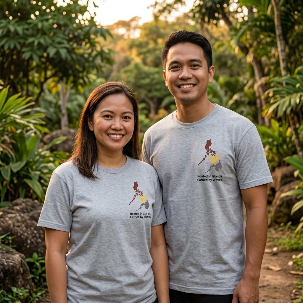Filipino Islands T-Shirt | Heritage Crewneck Shirt